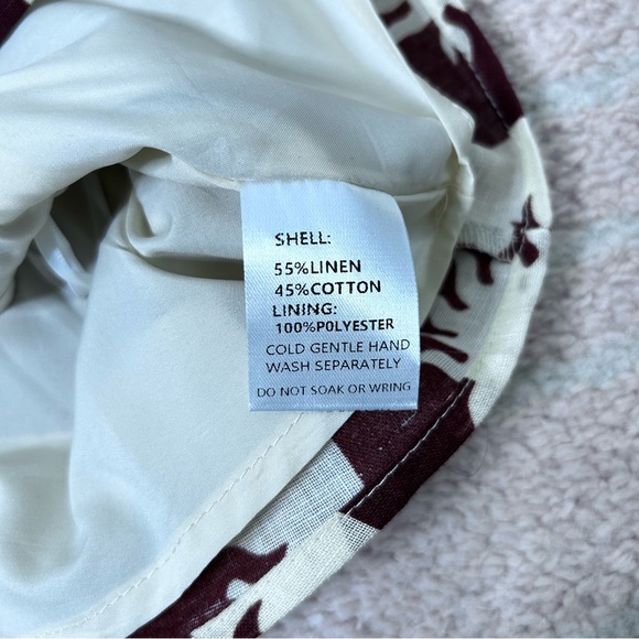 NWT Petal & Pup Cream and Brown Checkered Sun Pattern Halter Top Size Small - Picture 5 of 11